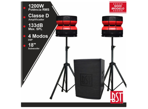 BST Sistema Ativo 12 altifalantes 4 BST Sistema Ativo 12 altifalantes 4